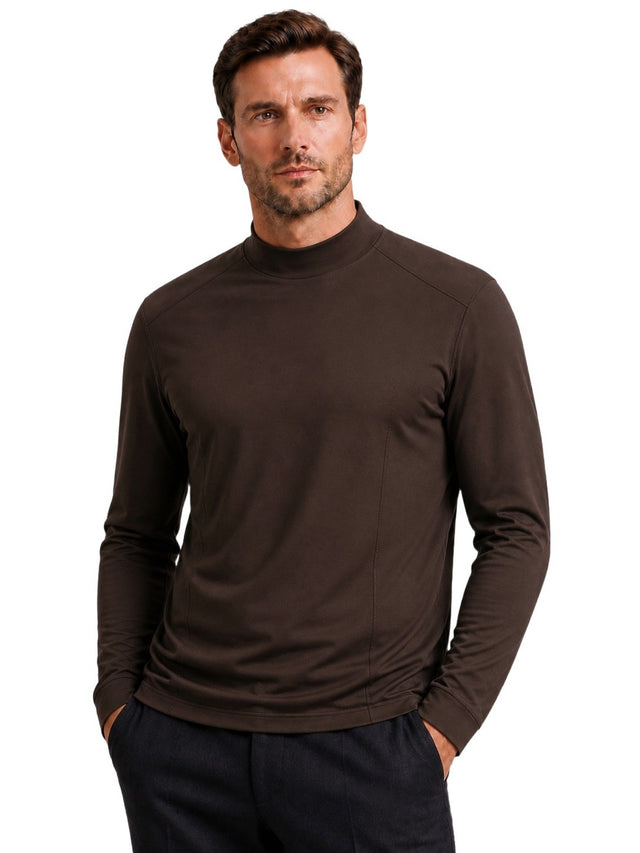 Michael - Men's High Neck Long Sleeve Pullover 9
