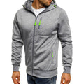 Nicholas - Men's Drawstring Hooded Zip-Up Jacket 2