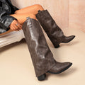 Presley - Women's Block Heel Knee-High Boots
