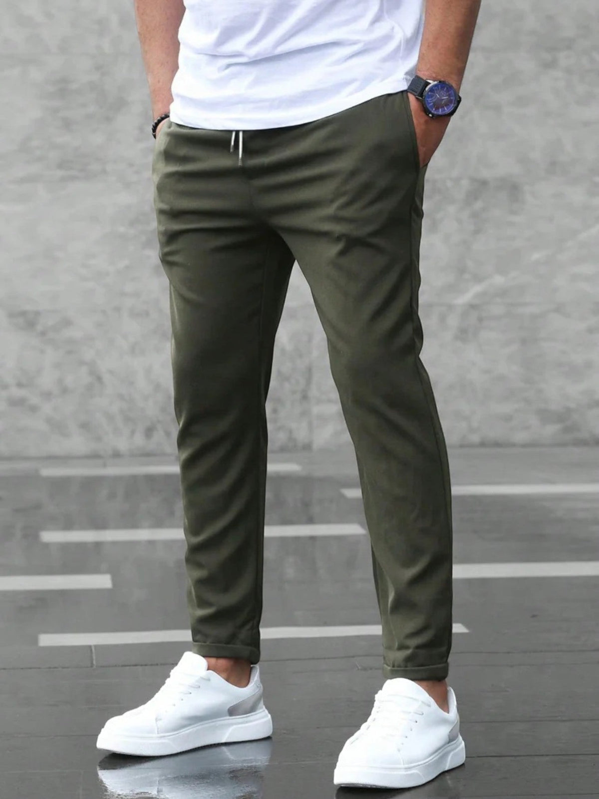 Raven - Men's Tapered Drawstring Pants