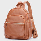 Selene - Women's Genuine Leather Zip Backpack
