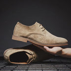 Sullivan - Men's Round Toe Suede Oxford Shoes