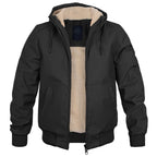 Victor - Men's Hooded Transitional Jacket with Sherpa Lining