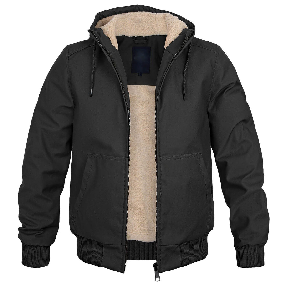 Victor - Men's Hooded Transitional Jacket with Sherpa Lining