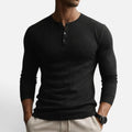 Victor - Men's Ribbed Long-Sleeve Henley