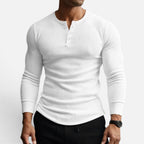Victor - Men's Ribbed Long-Sleeve Henley