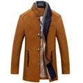 Whitfield - Men's Quilted Lined Wool Blend Coat 2