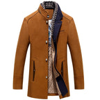 Whitfield - Men's Quilted Lined Wool Blend Coat 2
