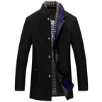 Whitfield - Men's Quilted Lined Wool Blend Coat 3